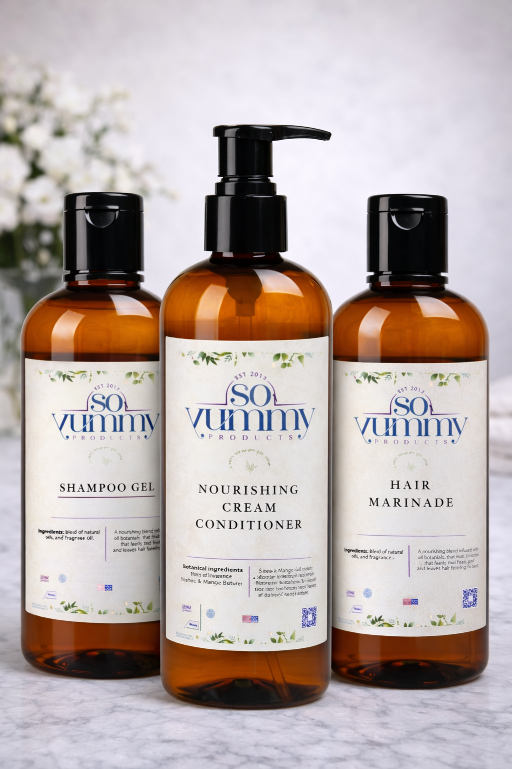 Theo-Rose Hair Care Trio X So Yummy